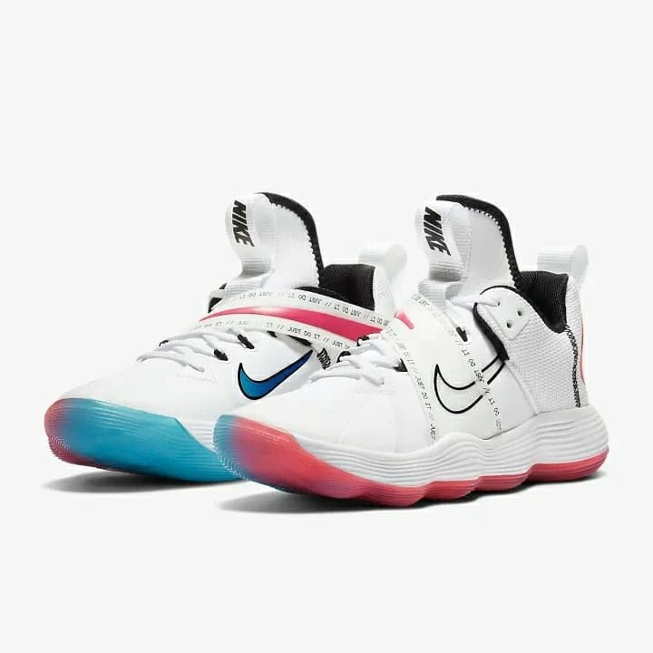 Tênis Nike React HyperSet 1 Vôlei - Azul - Rosa