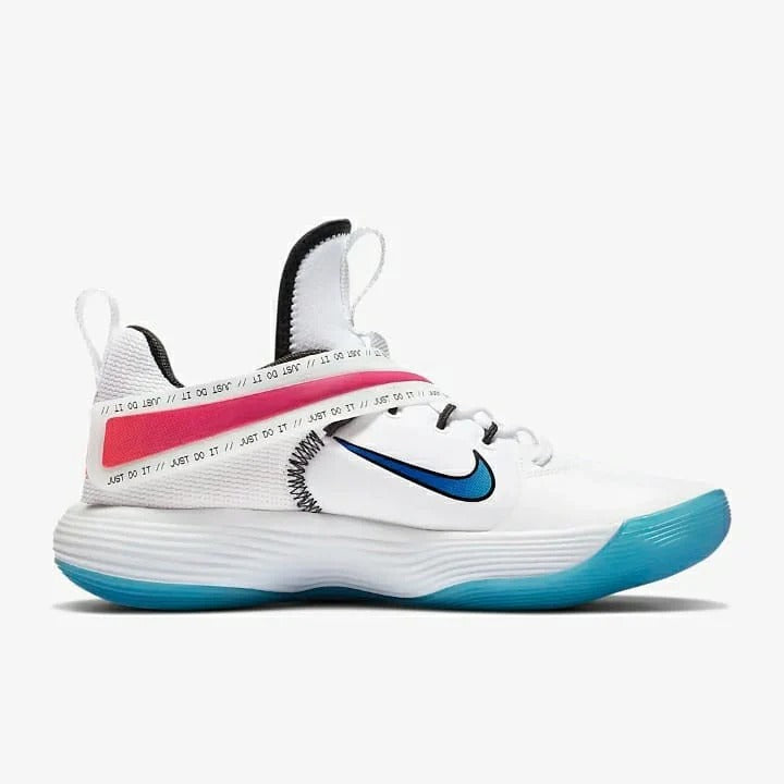 Tênis Nike React HyperSet 1 Vôlei - Azul - Rosa