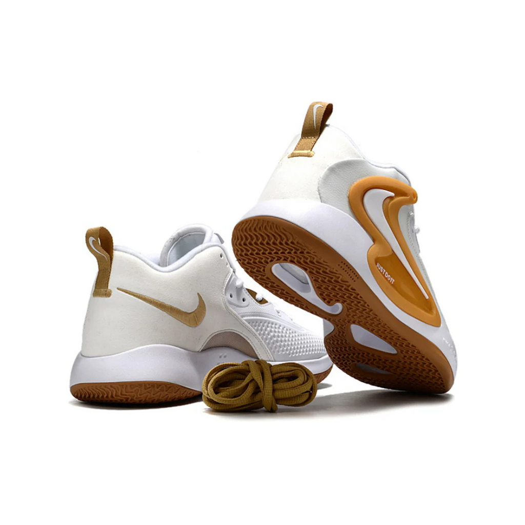Tênis Nike React HyperSet 2 Vôlei - Branco - Amarelo