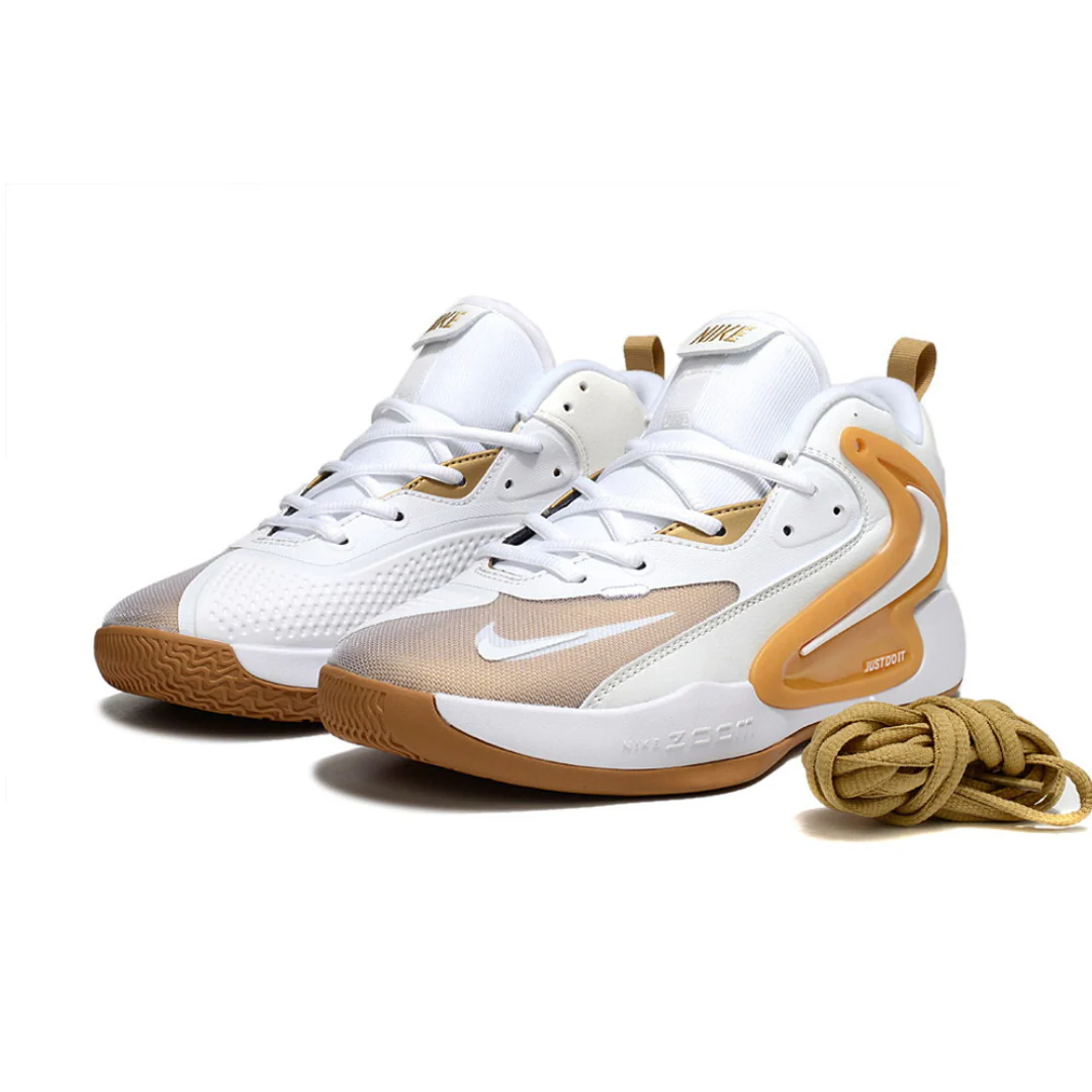 Tênis Nike React HyperSet 2 Vôlei - Branco - Amarelo