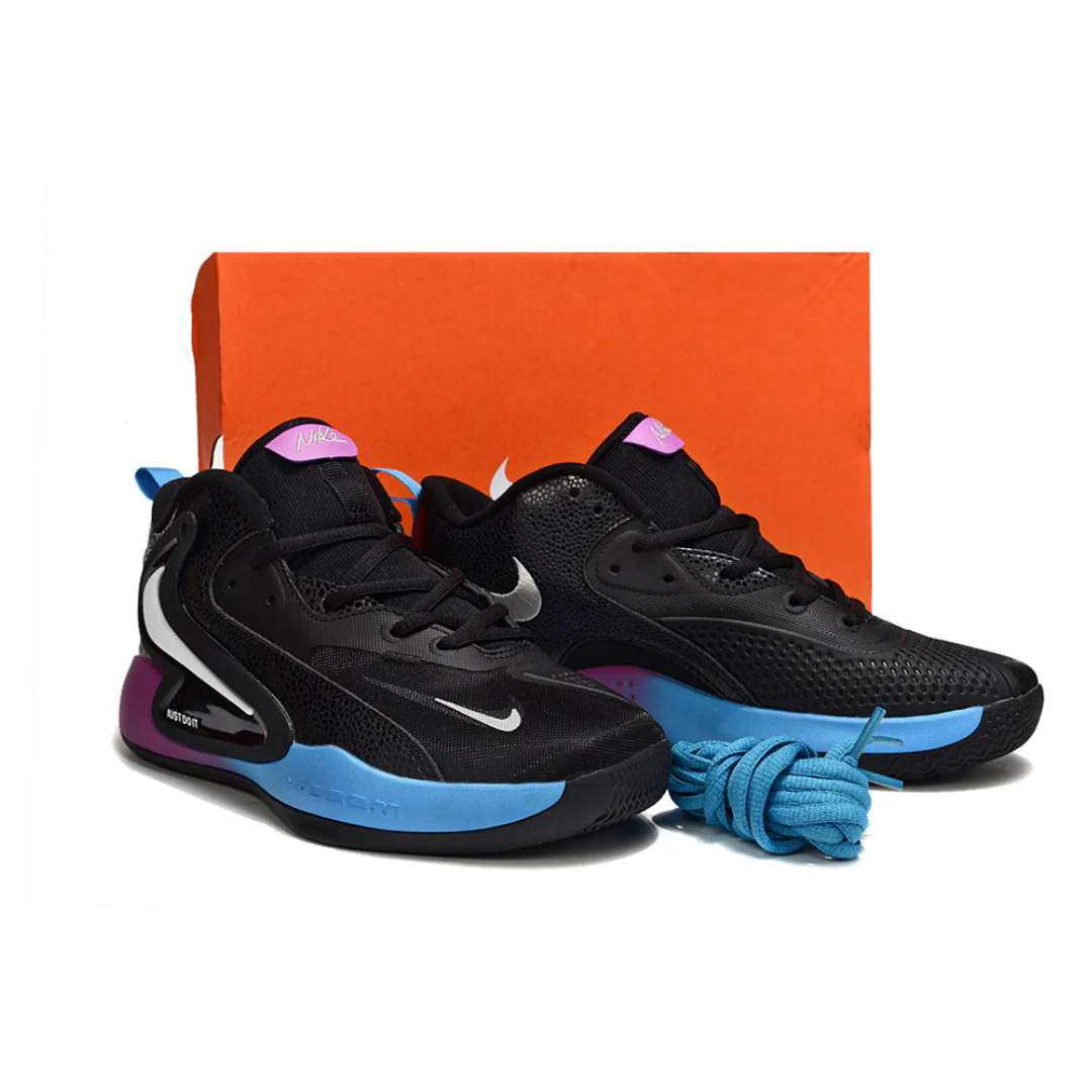 Tênis Nike React HyperSet 2 Vôlei - Preto - Roxo