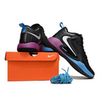 Tênis Nike React HyperSet 2 Vôlei - Preto - Roxo