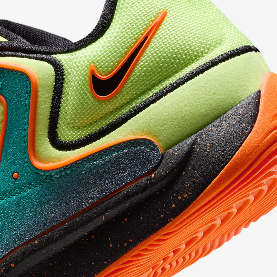 Tenis Nike KD18 - Verde - Laranja