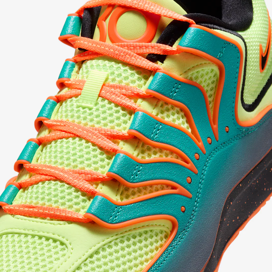 Tenis Nike KD18 - Verde - Laranja