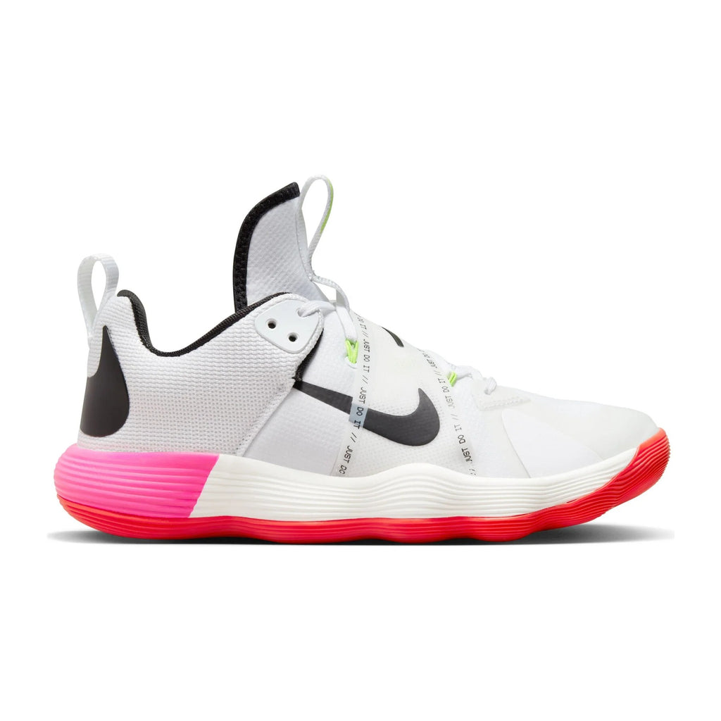 Tênis Nike React HyperSet 1 Vôlei - Branco - Rosa