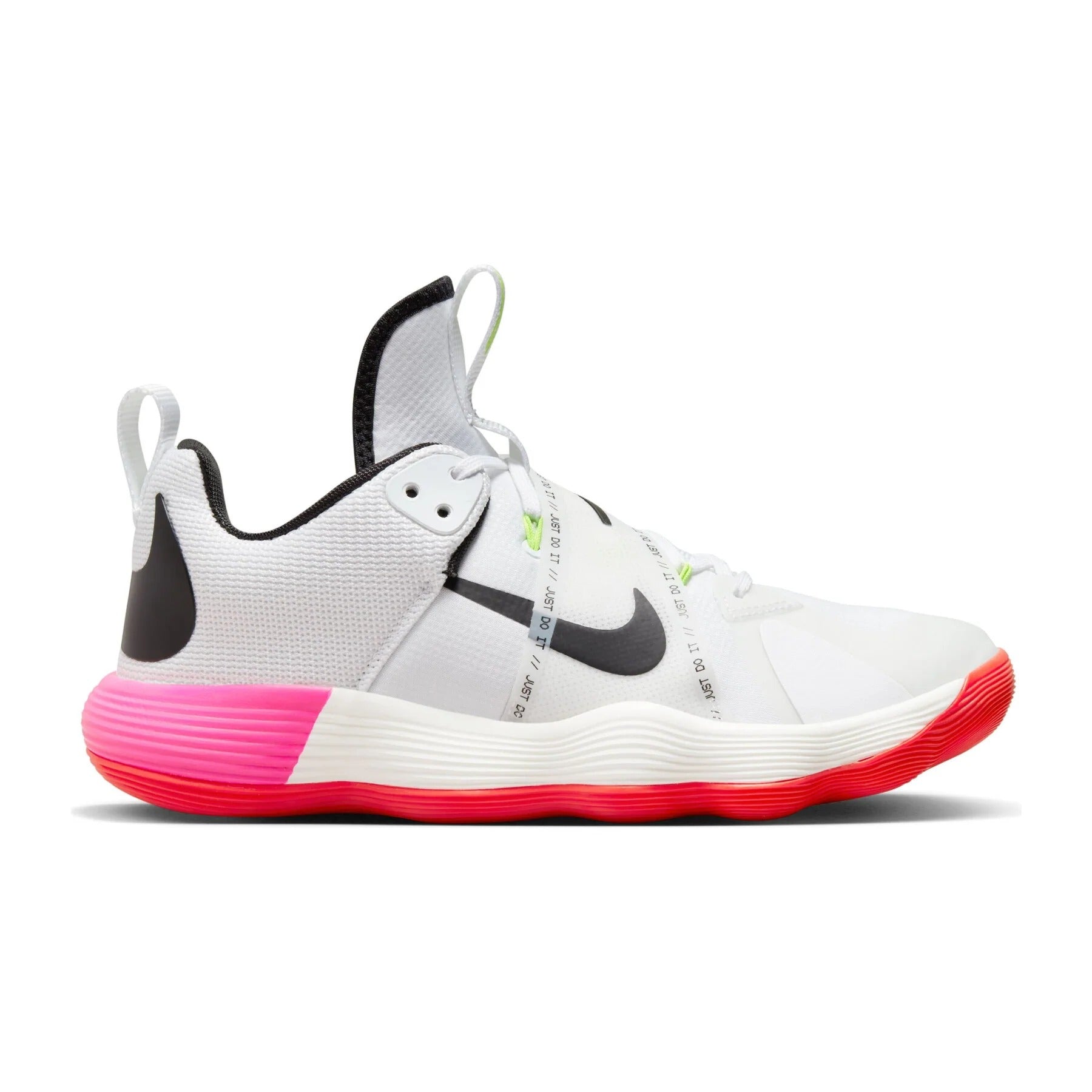 Tênis Nike React HyperSet 1 Vôlei - Branco - Rosa