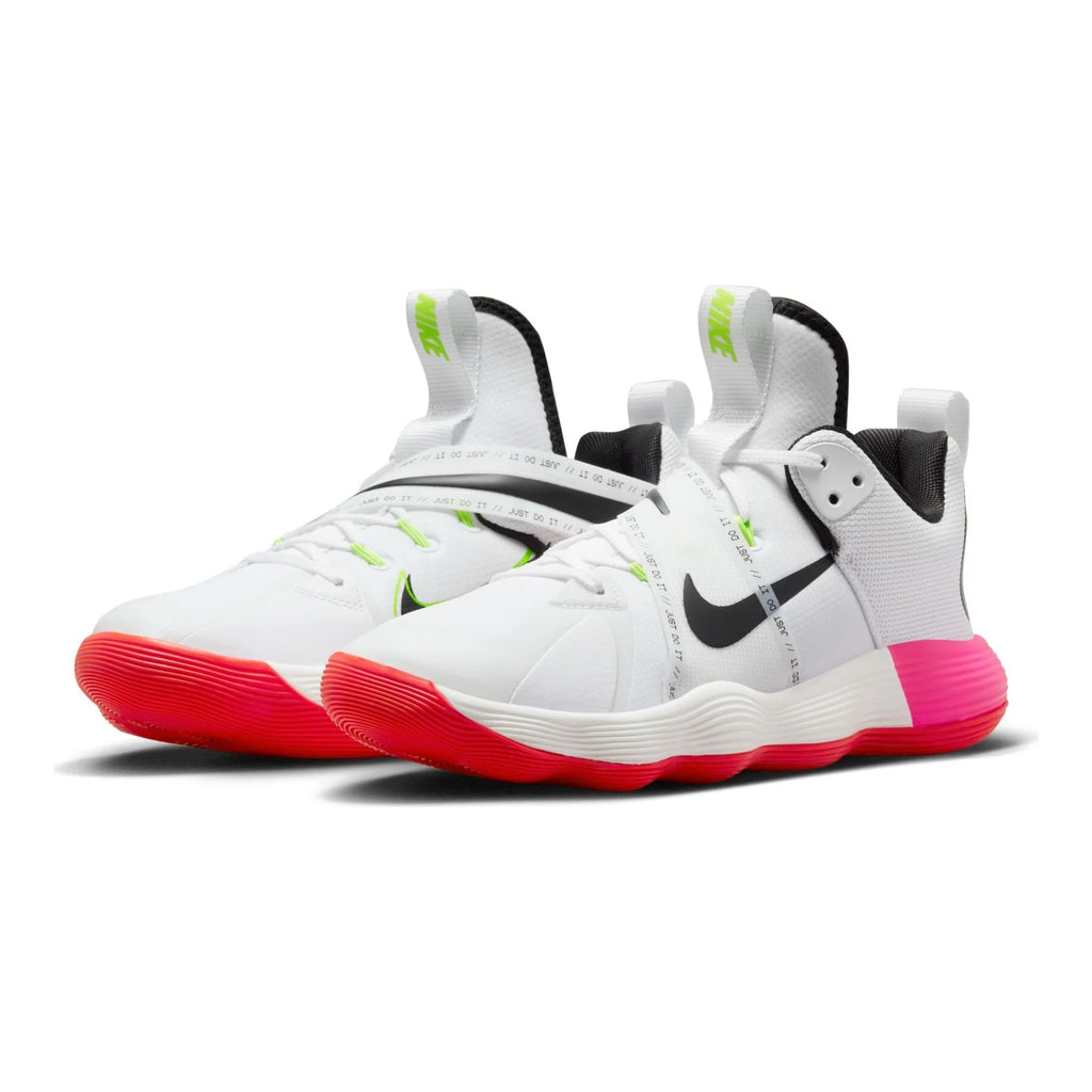 Tênis Nike React HyperSet 1 Vôlei - Branco - Rosa