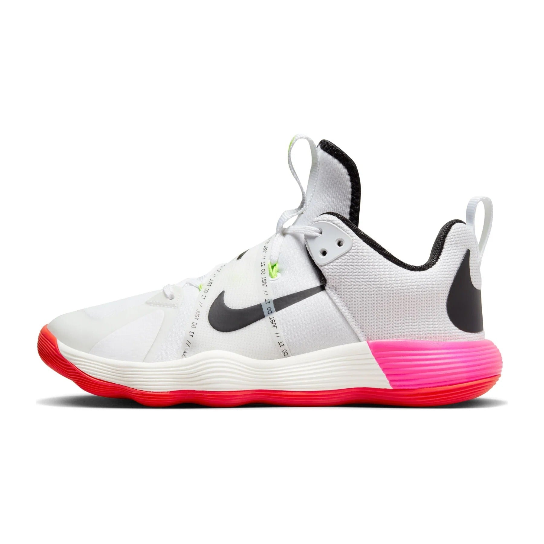 Tênis Nike React HyperSet 1 Vôlei - Branco - Rosa