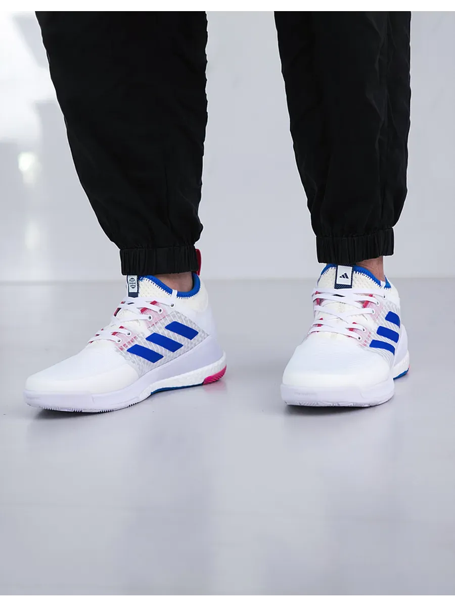 Tênis Adidas Crazyflight Mid – Branco - Azul
