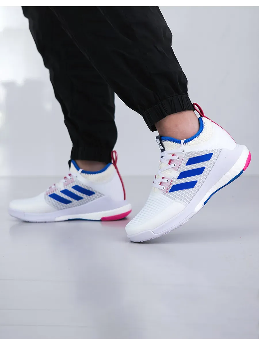 Tênis Adidas Crazyflight Mid – Branco - Azul