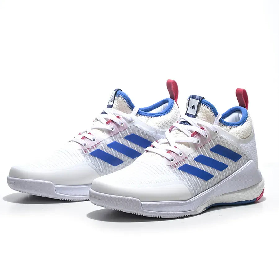 Tênis Adidas Crazyflight Mid – Branco - Azul