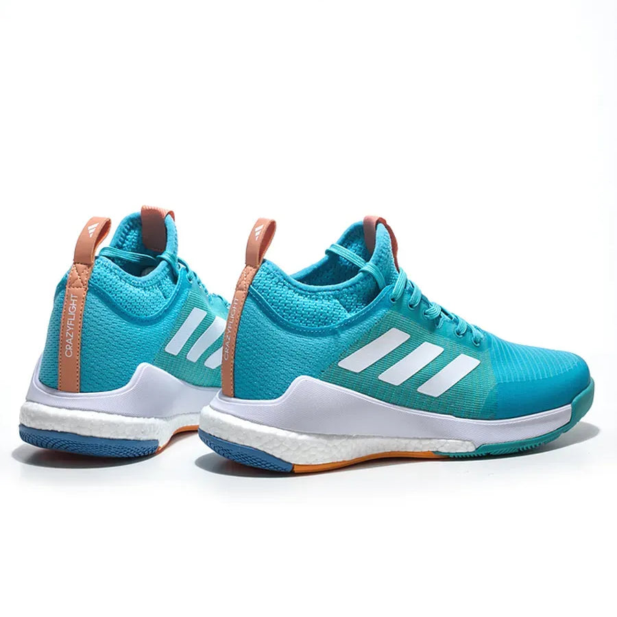 Tênis Adidas Crazyflight Mid – Azul - Laranja