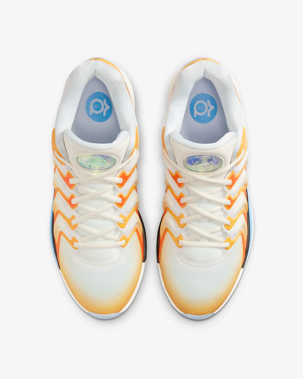 Tenis Nike KD17 - Branco - Laranja