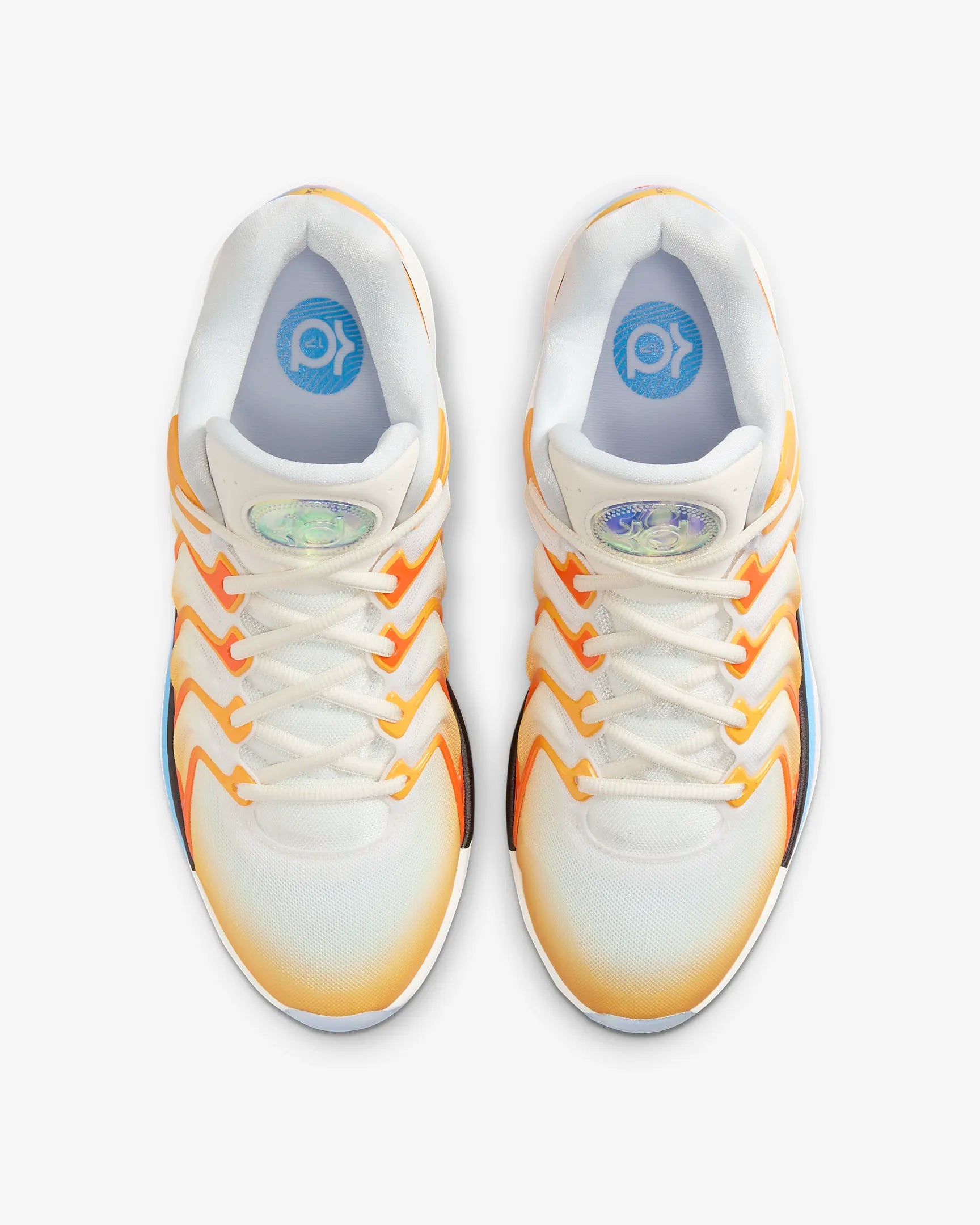Tenis Nike KD17 - Branco - Laranja