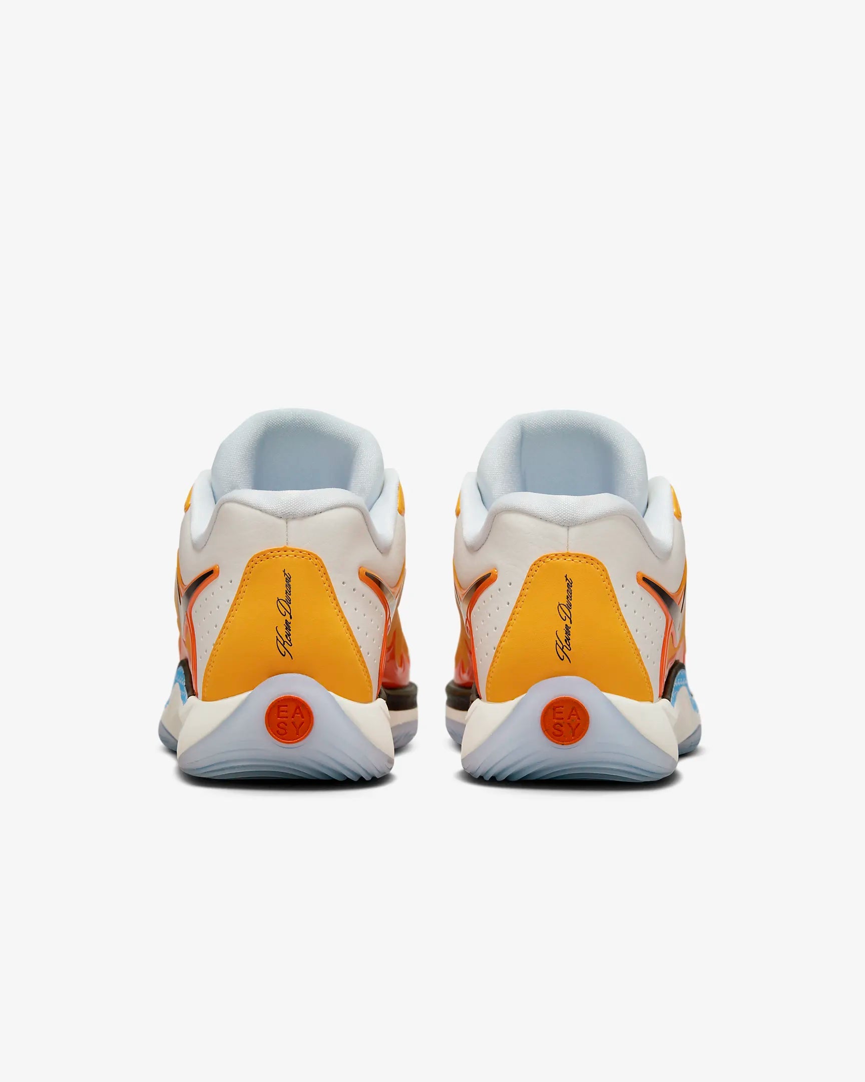 Tenis Nike KD17 - Branco - Laranja