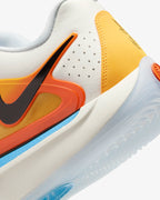 Tenis Nike KD17 - Branco - Laranja