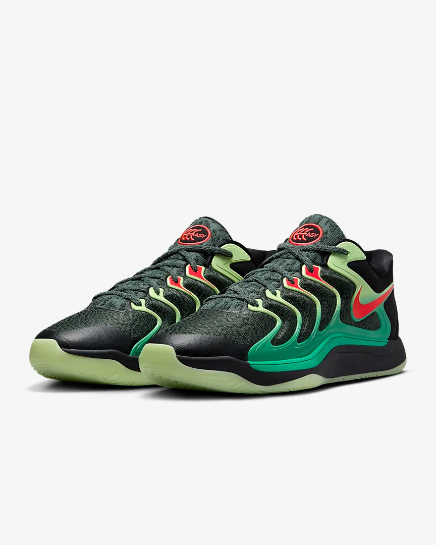 Tenis Nike KD17 - Verde - Preto - Vermelho