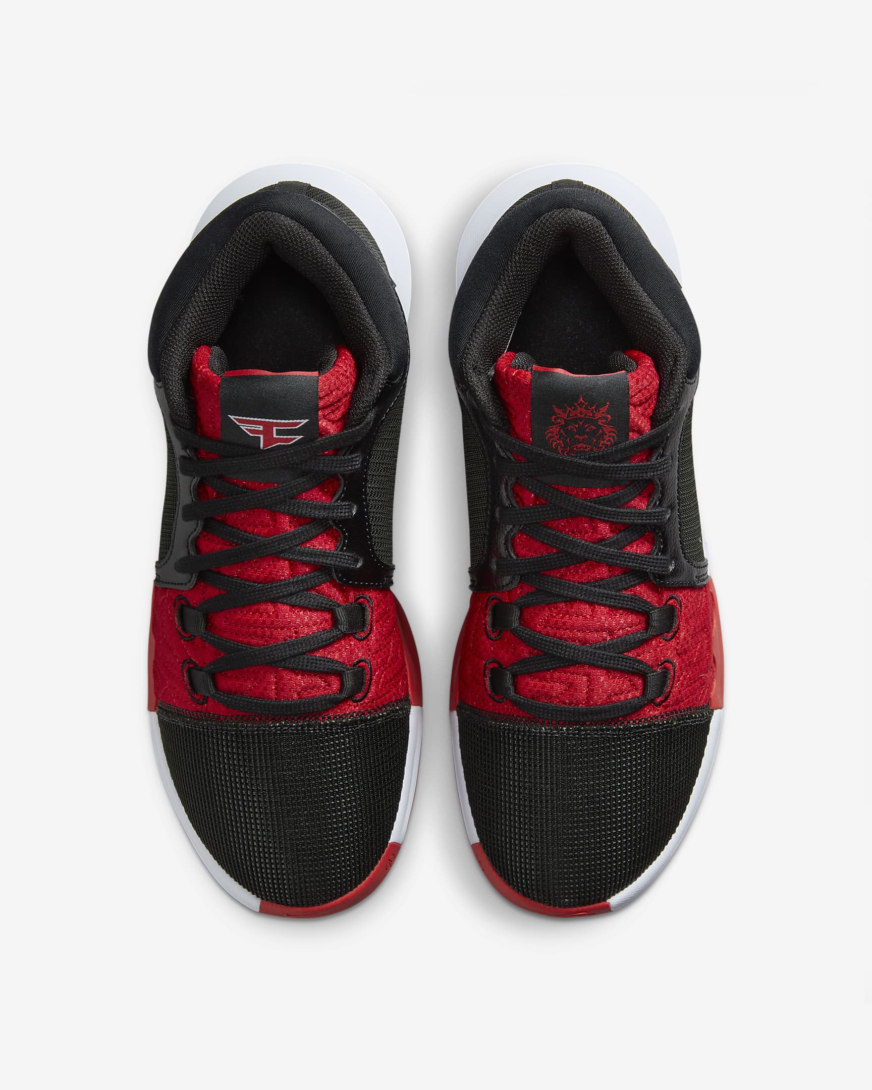 Tênis Nike Lebron Witness VIII - Pretop - Branco - Vermelho